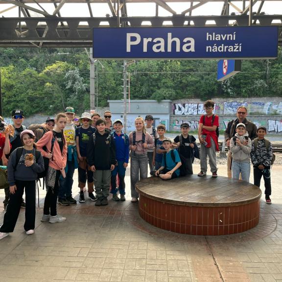 Školní výlet Praha 5.A