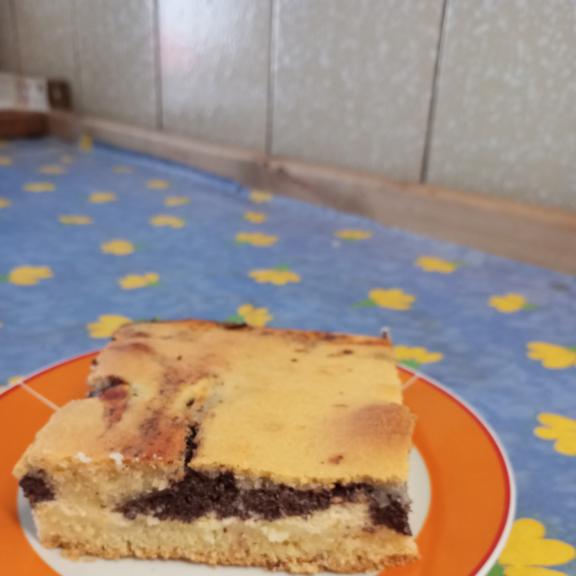 Tvarohový moučník - pečeme ve družině