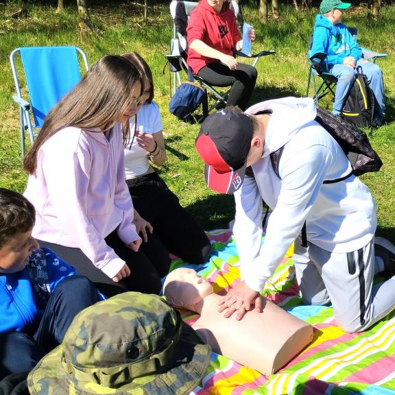 Stanoviště první pomoci.