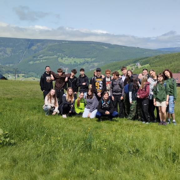 Cestou z Černé hory se nám otevíraly krásné výhledy.