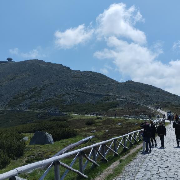 Cestou ze Sněžky...