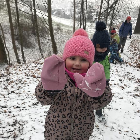 Berušky a první sníh