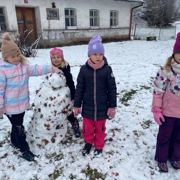 Sněhová nadílka v listopadu