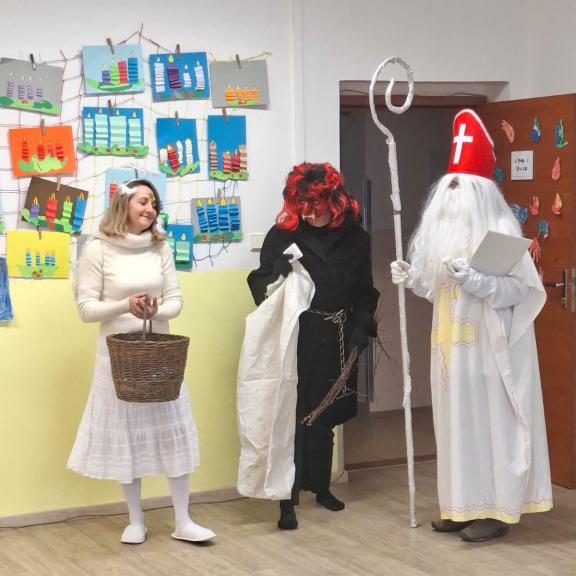 Když anděl, Mikuláš a čertík lumpík učí!