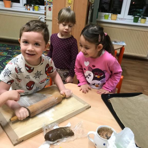 Pečení perníčků - Berušky