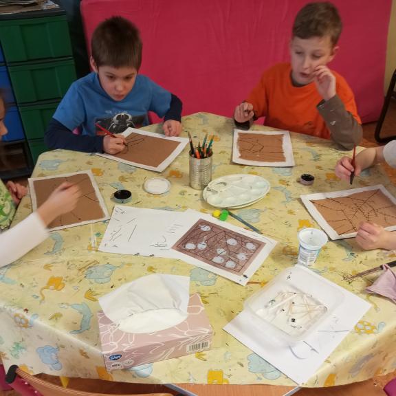 Ptáčci z otisků prstů (družina)